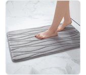 Memory Foam Bath Mat Anti-slip Shower Carpet Soft Foot Pad Decoration Floor Protector Absorbent Quick Dry Bathroom Rug