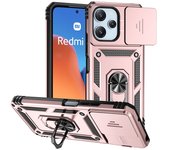 Full Cover For Xiaomi Redmi 12 5G Case For Redmi 12 5G Bumper Push Window Magnetic Phone Holder Back Case For Redmi 12 5G Case