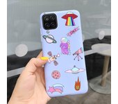 For Samsung Galaxy A12 Case 6.5" Shockproof Flower Back Cover For Samsung A12 A 12 Cute Girl Soft Silicone Phone Fundas Bumper