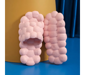 New Style Summer Women Fashion Personality Indoor Bathroom Slides With Charms Men Lady Beach Thick Soft Comfortable Sole Slipper