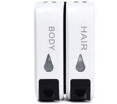 12oz Wall-mounted Liquids Soap Dispenser 1/2/3 Chamber Bathroom Shower Shampoo Soap Dispenser