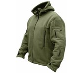 Men's outdoor warm inner jacket fleece jacket, cold proof assault jacket, windbreaker, solid color hooded jacket