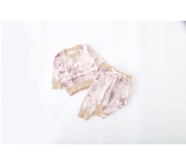 0-24M Babies Boys Clothes Outfits Tie-Dye 2Pcs Kid Girls T-Shirts Tops Pants Spring Autumn Clothing Set