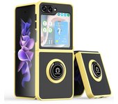 For Samsung Galaxy Z Flip 6 5 4 3 Carcasa De Soporte De Anillo De Tapa Protectora Mate A Prueba De Golpes Capa