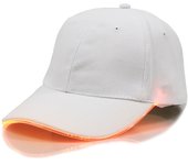 Adjustable LED Light Baseball Cap Cotton Neon Flashing Glow Rave Party Cap Sunscreen Cyberpunk Hip-hop Luminous Hat