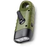 Flashlights,Rechargeable Emergency LED Torch for Camping, Hiking, Climbing Solar-Powered Hand Crank Flashlight