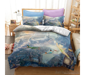 Tangled Rapunzel Princess Prince Love Child Duvet Cover Set HD Comforter Cover Bedclothes for Kids Bedding Sets Bedroom Decor