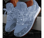 Women's Shoes Sneakers Glitter Women Vulcanized Shoes Female Height Increase Chunky Sneaker Running Sparkling Shoes