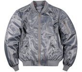Chaqueta Bombera Moda para Hombres MA1 Abrigo Deportivo Casual con Cierre de Cremallera