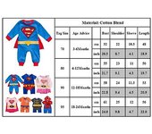 Infant Baby Superhero Romper Superman Jumpsuit Fancy Dress Cosplay Party Costume