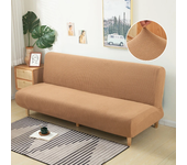 Funda de sofá cama sin brazos, funda de sofá sin reposabrazos, funda de futón plegable elástica a prueba de polvo, Fundas extraíbles elásticas para sofá