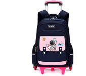 Mochila con ruedas para niños Escuela primaria niño maleta con ruedas mochila Escalada impermeable