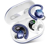 Wireless Earbuds Bluetooth Headphones Sport, 2024 Bluetooth 5.3 Earbud 3D HiFi Stereo Over Ear Buds, 48Hrs Earhooks Earphone with Noise Cancelling Mic, IP7 Waterproof Headset for Workout/Running/Gym