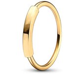 2024 New Gold Plated 925 Silver Ring Zircon Sparkling Double Band Heart Finger Ring Women Pandor Ring Fine Jewelry