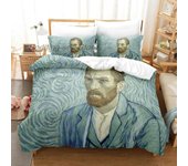 Van Gogh Bedding Set Single Twin Full Queen King Size Bed Set Aldult Kid Bedroom Duvetcover Sets 3D retro classic bed sheet set