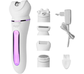 Kemei 5 in1 Electric Women Epilator for Face Female Shaver Facial Body Hair Removal Eyebrow Lady Shaving Machine Rechargeable