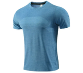 Camiseta deportiva de manga corta para hombre, ropa deportiva transpirable de secado rápido, Multicolor, para gimnasio y Fitness