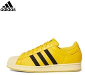 Leten Originals Superstar "Bold Gold" Men's and Women's Skateboarding Shoes Casual Sneakers Yellow Black GY2070 Decal