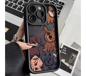 Funda con diseño de perro y a iPhone 11, fundas para iPhone 15 16 Pro Max, iPhone 14, 13, 12 Pro Max, XR X XS, 16e, 7, 8 Plus