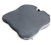 Cojín de Coxis Ortopédico para Silla Oficina, Almohada Viscoelástica para Silla de Escritorio, Asiento de Coche，Cojin Coxis de Espuma Memoria Portátil Cojin Silla Oficina Cojin