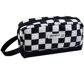 Style Stationery Cosmetics Storage Large Capacity School Supplies Pencil Case Plaid Pencil Bag Desktop Organizer Pencil Pouch