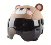 Casco de montar para niños, aspecto Adorable ajustable, ultraligero, absorbente de golpes, ABS, monopatín para niños pequeños, casco de seguridad para bicicleta para chico