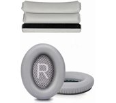 Replacement Leather Earpads For B-O-S-E QuietComfort  QC25   QC35 Headphones Headband   Soft Earmuff Sleeve