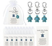 30/10set Lucky Travel Turtle Keychain Pendant Pendant Party Gift Party Thank-You Gift Party Souvenir
