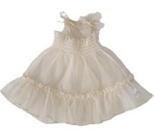 Vestido de Princesa Dulce para Niñas Verano 2024 Con Sujetador de Encaje y Mariposa