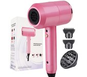Secador de pelo iones Secadores de pelo profesional iónico, con boquilla de cabeza de soplado, Hair Dryer negativos portátil