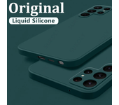 Case For Samsung Galaxy S24 S23 S22 Ultra S21 S24 FE S21 A55 A53 A52S A54 Shockproof Quadrate Liquid Silicone Phone Cover Coque