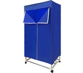 Secadora de ropa, 1500 W, secadora eléctrica con mando a distancia y temporizador, bajo ruido, armario portátil, plegable