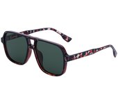 Gafas de sol retro de doble haz Gafas de sol de conducción de montura grande para hombres