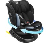 Silla de Coche Isofix Giratoria 360° Grupo 0+/1/2/3, 0-12 años, 0-36 kg, 40-150 cm ECE R129