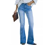 2025 Fashion New in High Waist Shot Cowboy Pants for Woman Korean Style Unique Trousers Stylish Flare Women's Jeans