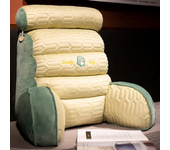Cojín de respaldo grande para mujer embarazada, almohada de cintura desmontable, lavable, soporte Lumbar, decoración del hogar
