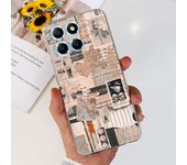 For Honor X6S Case Leopard Print TPU Soft Silicon Protective Back Cover for HonorX6s X 6s X6s Phone Cases Bumper Clear Capa