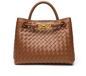 Beach Bag for Womens, Straw Handbag Woven Tote Bag With Zipper Summer Straw Shoulder Bag 24*10*18