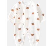 Bodysuit Para Niños Y Niñas Nuevos Otoño Primavera Invierno Ropa De Algodón Grueso Para Bebé 0-6M Prenda Diaria De Casa