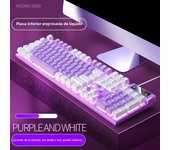 Teclado De Juego 104 Teclas Con Retroiluminación Coloreada Alineada Teclado Mecánico Para Computadora Periféricos E-sports Para Desktop Laptop
