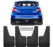 NEW Carbon Fiber effect Front Rear Set Universal Mud Flaps Splash Guards Mudguards Mudflaps Car Auto Van SUV Pickup Accessories