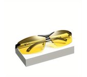 Gafas De Sol De Conducción De Moda Para Hombres, Gafas De Pesca fotométricas Polarizadas, Con Estuche Con Cremallera