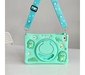 For iPad 9.7 5th 6th 10.2 7th 8th 9th 10 10th Gen Air 2 3 4 5 10.9 Pro 11 inch Tablet Case Kids Silicone Stand Cover Funda Capa