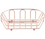 Creative Carbon Steel French Fries Basket Reusable Rust-proof Food Frying Basket Mini Snack Bucket for Kitchen