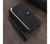 Funda de teléfono de cuero con tapa para Samsung Galaxy S9, S10, S20 FE, S21 Plus, S22, S23, S24 cremallera