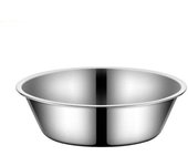 Dog Food Drinking Bowl Large Capacity Dog Bowl Non-rust Stainless Steel Cat Feeder Silver Cat Water Feeder Bowls Kitten