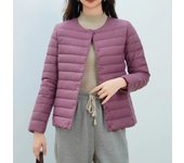 90% Duck Down Jacket Thin Plus Size Women Coat Warm Tops with Pockets Portable Autumn Winter