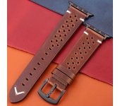 Genuine Leather Strap For Apple Watch Band Serie 7 6 5 4 Se Bracelet 44mm 45mm 40mm 41mm 42mm 38mm Women Men Iwatch Watchband