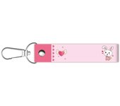 with Hooks Name Badge Lanyard Personalized Imitation Leather Name Keychain Colorful Cartoon Name Tag Kindergarten Children