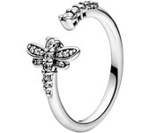 Caliente 100% libélula Margarita hoja Rosa moda circón ajuste Pandora anillo femenino encanto joyería regalo